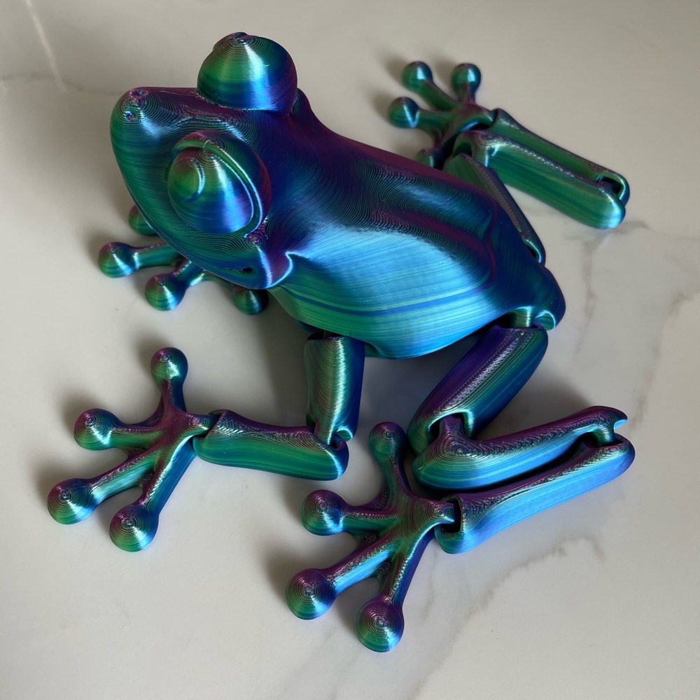 Colorful Frog Action Figure - Picture 5 of 8